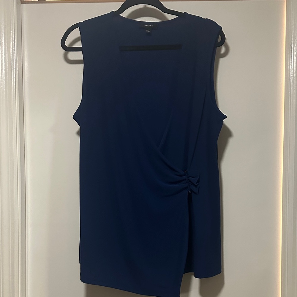 Alfani Blue Sleeveless Top